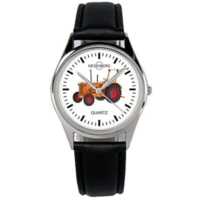 KIESENBERG Montre Hanomag R28 Traktor Schlepper Fahrer Cadeau Article Idée Fan Femme Homme Unisexe Analogique Quartz Bracelet Bracelet en Cuir 36 mm Diamètre B-1686 KIESENBERG Montre Hanomag R28 Traktor Schlepper Fahrer Cadeau Article Idée Fan Femme Homme Unisexe Analogique Quartz Bracelet Bracelet en Cuir 36 mm Diamètre B-1686