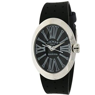 Locman Italy Montre Femme Donna Noir Ref 0410 Locman Italy Montre Femme Donna Noir Ref 0410