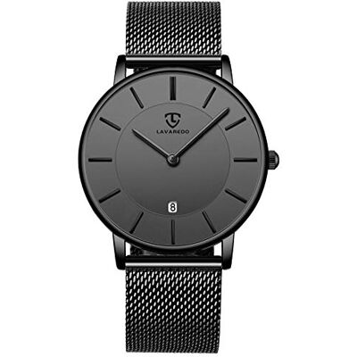 BEN NEVIS Montre Homme, Montre à Quartz, Cadran Simple Ultra-Mince, Affichage de la Date, Bracelet en Acier Inoxydable, Montre Classique et Élégante, Cadeau Homme BEN NEVIS Montre Homme, Montre à Quartz, Cadran Simple Ultra-Mince, Affichage de la Date, Bracelet en Acier Inoxydable, Montre Classique et Élégante, Cadeau Homme