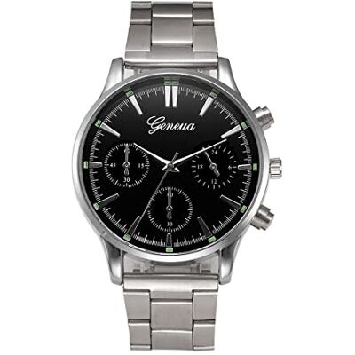 INGRAX Montres Hommes Casual en Acier Inoxydable Mesh Ceinture Montre Simple Cadran Quartz Montre Cadrans Ronds Montre-Bracelet d'affaires, J, bracelet INGRAX Montres Hommes Casual en Acier Inoxydable Mesh Ceinture Montre Simple Cadran Quartz Montre Cadrans Ronds Montre-Bracelet d'affaires, J, bracelet