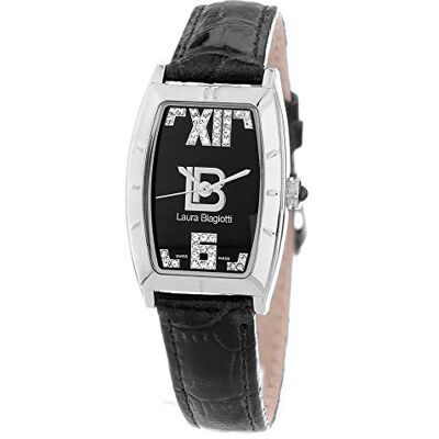 Laura Biagiotti Montre analogique pour femme à quartz avec bracelet en cuir LB0010L-NE Laura Biagiotti Montre analogique pour femme à quartz avec bracelet en cuir LB0010L-NE