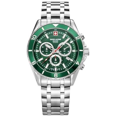 Alpine 7034.9134SAM Montre analogique à quartz pour homme en acier inoxydable, Bracelet Alpine 7034.9134SAM Montre analogique à quartz pour homme en acier inoxydable, Bracelet