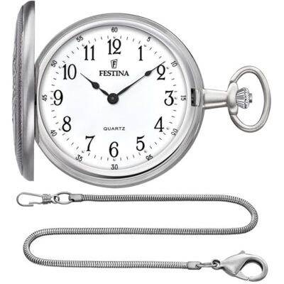 Festina Montres de Poche & Goussets F2025-1, Blanc, sangle Festina Montres de Poche & Goussets F2025-1, Blanc, sangle