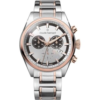 Claude Bernard Montre chronographe Proud Heritage 10259 357RM Agir pour homme Claude Bernard Montre chronographe Proud Heritage 10259 357RM Agir pour homme