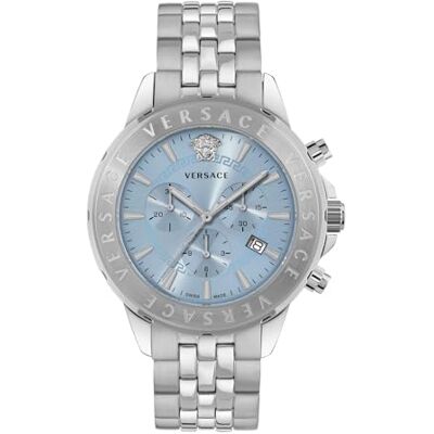 Versace Montre chronographe pour homme en acier inoxydable VEV602325 Versace Montre chronographe pour homme en acier inoxydable VEV602325