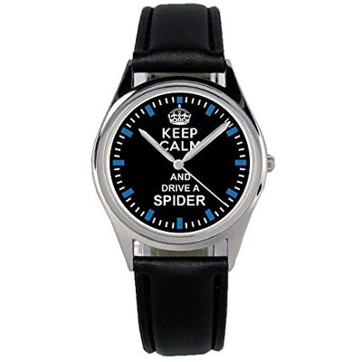 KIESENBERG Montre-bracelet Spider Pilote Cadeau Idée Fan Femme Homme Unisexe Analogique Quartz Bracelet en Cuir Montre 36 mm Diamètre B-1472, Lanières KIESENBERG Montre-bracelet Spider Pilote Cadeau Idée Fan Femme Homme Unisexe Analogique Quartz Bracelet en Cuir Montre 36 mm Diamètre B-1472, Lanières
