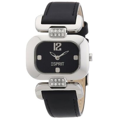 ESPRIT 4441281 Montre Femme Quartz Analogique Bracelet Cuir Noir ESPRIT 4441281 Montre Femme Quartz Analogique Bracelet Cuir Noir