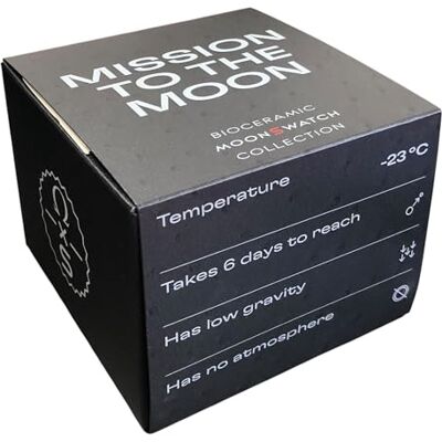 Swatch Montre-bracelet Moon Omega x Mission to The Moon Cuir d'autruche Swatch Montre-bracelet Moon Omega x Mission to The Moon Cuir d'autruche
