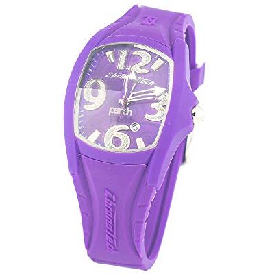 Chronotech Montre à quartz analogique pour femme avec bracelet en caoutchouc CT7134L-11, Sangle Chronotech Montre à quartz analogique pour femme avec bracelet en caoutchouc CT7134L-11, Sangle