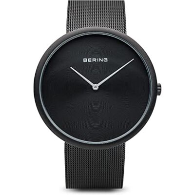 BERING Hommes Analogique Quartz Classic Collection Montre avec Bracelet en Acier Inoxydable & Verre Saphir 14339-222 BERING Hommes Analogique Quartz Classic Collection Montre avec Bracelet en Acier Inoxydable & Verre Saphir 14339-222