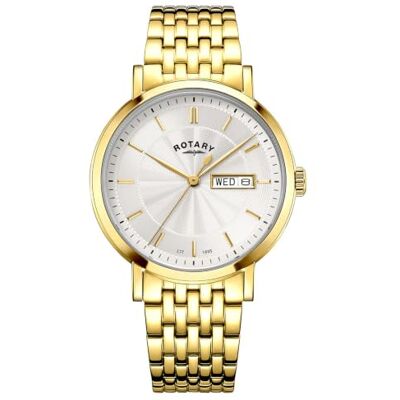 Rotary Windsor GB05423/02 Montre PVD dorée pour homme, Argenté., GB05423-02-AMZUK Rotary Windsor GB05423/02 Montre PVD dorée pour homme, Argenté., GB05423-02-AMZUK