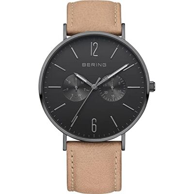 BERING Montre 14240-523 pour homme avec bracelet beige, bracelet BERING Montre 14240-523 pour homme avec bracelet beige, bracelet