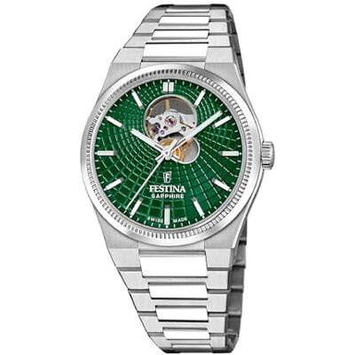 Festina Swiss Made F20053/3 Montre automatique en acier pour homme avec bracelet Festina Swiss Made F20053/3 Montre automatique en acier pour homme avec bracelet