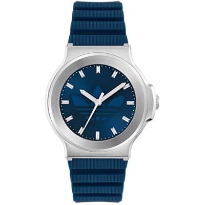 adidas Originals Montre unisexe à quartz analogique avec bracelet en silicone AOFH25502 adidas Originals Montre unisexe à quartz analogique avec bracelet en silicone AOFH25502