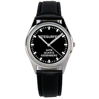 KIESENBERG Montre kitesurfer boarder enseignant cadeau article idée fan femme homme unisexe analogique quartz bracelet bracelet en cuir montre 36 mm diamètre B-2416, Sangles KIESENBERG Montre kitesurfer boarder enseignant cadeau article idée fan femme homme unisexe analogique quartz bracelet bracelet en cuir montre 36 mm diamètre B-2416, Sangles