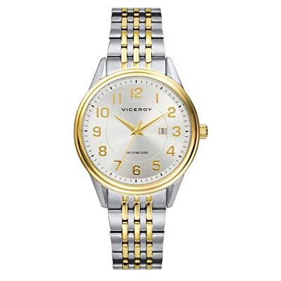 Viceroy Montre Acier IP Doré Bracelet Mme Va 401072-95, M, Décontracté Viceroy Montre Acier IP Doré Bracelet Mme Va 401072-95, M, Décontracté