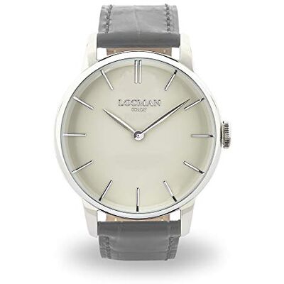 Locman Montre homme 1960 en acier gris Locman Montre homme 1960 en acier gris