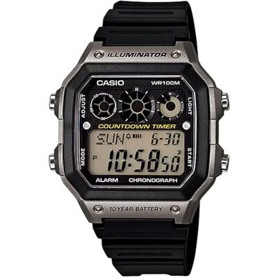 Casio AE-1300WH-8AVCF Montre pour homme, Noir, GRANDE, bande Casio AE-1300WH-8AVCF Montre pour homme, Noir, GRANDE, bande