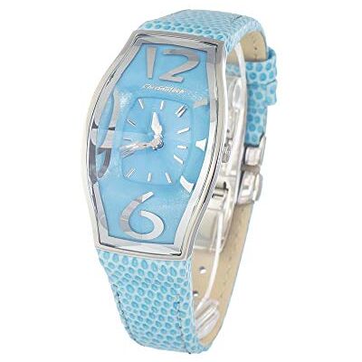 Chronotech Montre analogique pour femme à quartz avec bracelet en cuir CT7932AL-81 Chronotech Montre analogique pour femme à quartz avec bracelet en cuir CT7932AL-81