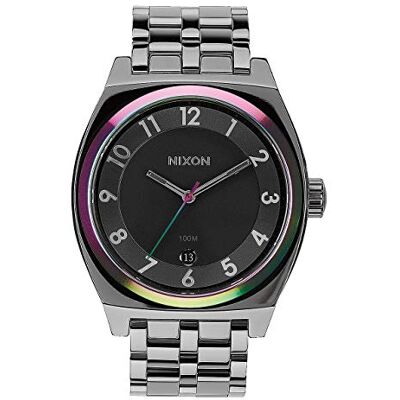 NIXON Montre analogique pour homme à quartz avec bracelet en acier inoxydable A325-1698-00 NIXON Montre analogique pour homme à quartz avec bracelet en acier inoxydable A325-1698-00