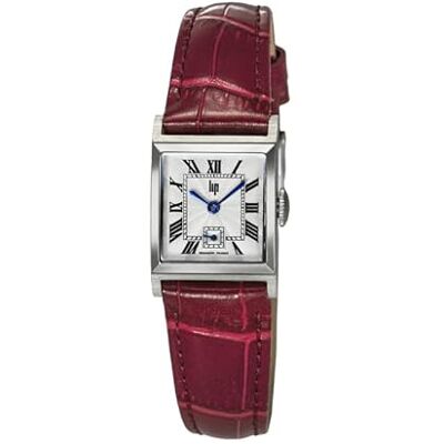Lip Montre Churchill C18 Bracelet Cuir Rouge Lip Montre Churchill C18 Bracelet Cuir Rouge