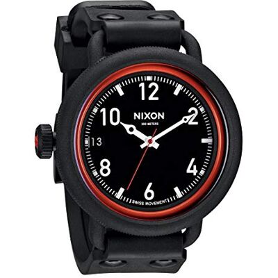 NIXON Horloge A488760, Noir/Noir, Taille unique, sangle NIXON Horloge A488760, Noir/Noir, Taille unique, sangle