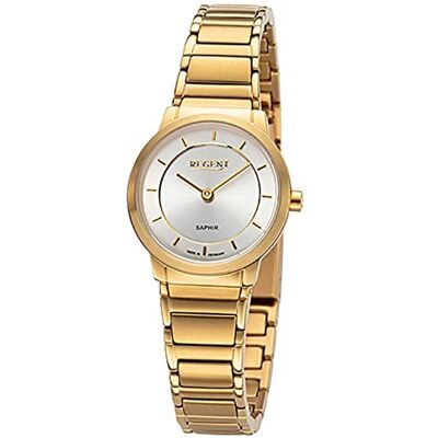 REGENT URGM2132 Montre analogique pour femme avec bracelet en métal et bracelet en métal Doré, Doré/argenté., Bracelet REGENT URGM2132 Montre analogique pour femme avec bracelet en métal et bracelet en métal Doré, Doré/argenté., Bracelet