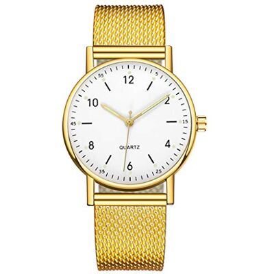 WIRMEC Montre pour homme avec bracelet supérieur en acier inoxydable pour femme Montre numérique décontractée et lumineuse Cadran noir, N, Bracelet WIRMEC Montre pour homme avec bracelet supérieur en acier inoxydable pour femme Montre numérique décontractée et lumineuse Cadran noir, N, Bracelet