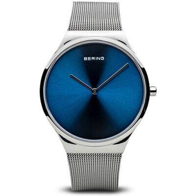 BERING Mixte Analogique Quartz Classic Collection Montre avec Bracelet en Acier Inoxydable & Verre Saphir BERING Mixte Analogique Quartz Classic Collection Montre avec Bracelet en Acier Inoxydable & Verre Saphir