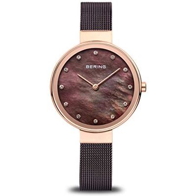 BERING Femmes Analogique Quartz Classic Collection Montre avec Bracelet en Acier Inoxydable & Verre Saphir 12034-265 BERING Femmes Analogique Quartz Classic Collection Montre avec Bracelet en Acier Inoxydable & Verre Saphir 12034-265