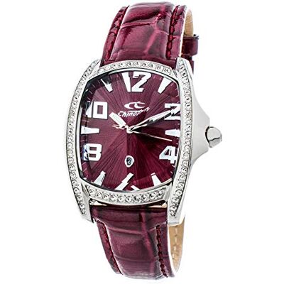 Chronotech CT.7988LS/64 Montre Femme Quartz Analogique Bracelet Cuir Violet Chronotech CT.7988LS/64 Montre Femme Quartz Analogique Bracelet Cuir Violet