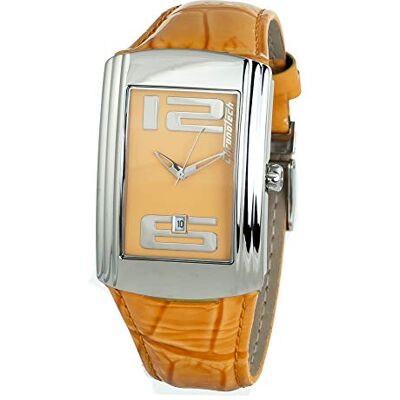 Chronotech CT7017M-07 Montre analogique pour adulte à quartz avec bracelet en cuir, Sangle Chronotech CT7017M-07 Montre analogique pour adulte à quartz avec bracelet en cuir, Sangle