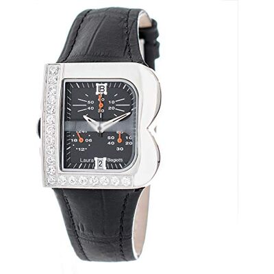 Laura Biagiotti Montre analogique pour femme à quartz avec bracelet en cuir LB0002L-N Laura Biagiotti Montre analogique pour femme à quartz avec bracelet en cuir LB0002L-N