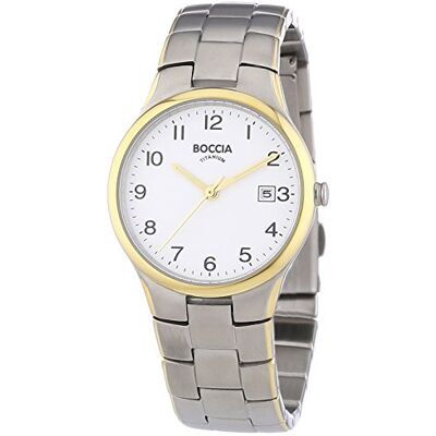 Boccia 3122-11 Montre Femme Quartz Analogique Bracelet Titane Argent, Blanc/Argent, bracelet Boccia 3122-11 Montre Femme Quartz Analogique Bracelet Titane Argent, Blanc/Argent, bracelet