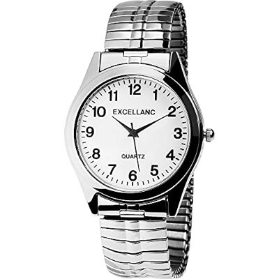 Excellanc 270022000001 Montre Homme Quartz Analogique Bracelet Alliage Argent Excellanc 270022000001 Montre Homme Quartz Analogique Bracelet Alliage Argent