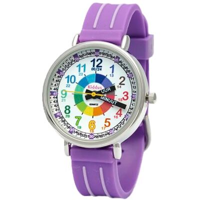 Kiddus Montre Enfant 5-10 ans. Montre Bracelet Éducative, Time Teacher Analogique avec Exercices pour apprendre à lire l’heure. Kiddus Montre Enfant 5-10 ans. Montre Bracelet Éducative, Time Teacher Analogique avec Exercices pour apprendre à lire l’heure.