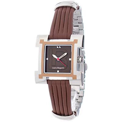 Laura Biagiotti Montre analogique pour femme à quartz avec bracelet en cuir LB0039L-05 Laura Biagiotti Montre analogique pour femme à quartz avec bracelet en cuir LB0039L-05