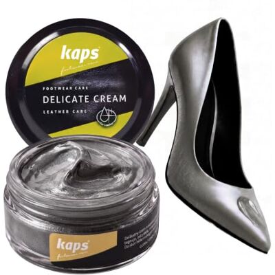 Kaps Professional Crème de soin Delicate Cream pour chaussures Cirage & soin pour nettoyer et rafraîchir le cuir naturel et synthétique (50 ml), 50ml 1.70 fl.oz. Kaps Professional Crème de soin Delicate Cream pour chaussures Cirage & soin pour nettoyer et rafraîchir le cuir naturel et synthétique (50 ml), 50ml 1.70 fl.oz.