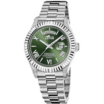 Lotus Montre Homme 18854/3 Freedom Boîtier en Acier Inoxydable 316l Argenté Bracelet en Acier Inoxydable 316l Argent, argent, bracelet Lotus Montre Homme 18854/3 Freedom Boîtier en Acier Inoxydable 316l Argenté Bracelet en Acier Inoxydable 316l Argent, argent, bracelet