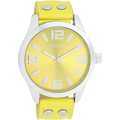 Oozoo Timepieces Montre analogique pour femmes avec bracelet en cuir, ronde, élégante, de qualité supérieure Oozoo Timepieces Montre analogique pour femmes avec bracelet en cuir, ronde, élégante, de qualité supérieure