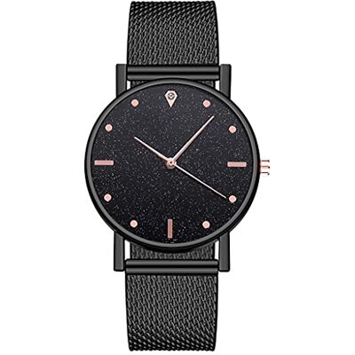 INGRAX Montres Simple Luxe Dames Montre Romantique Ciel Étoilé Cadran Maille Montre Femmes Quartz Montres Femme Bracele Montres INGRAX Montres Simple Luxe Dames Montre Romantique Ciel Étoilé Cadran Maille Montre Femmes Quartz Montres Femme Bracele Montres