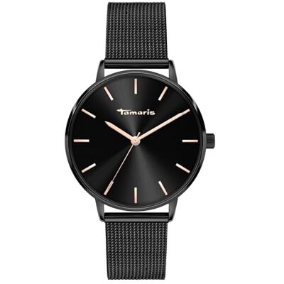 Tamaris Montre-bracelet, Noir, 36 mm, Moderne Tamaris Montre-bracelet, Noir, 36 mm, Moderne