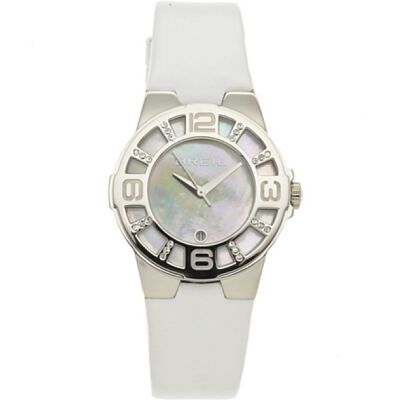 BREIL TW0761 Montre Femme Quartz Analogique Cadran Blanc Bracelet Cuir Blanc BREIL TW0761 Montre Femme Quartz Analogique Cadran Blanc Bracelet Cuir Blanc