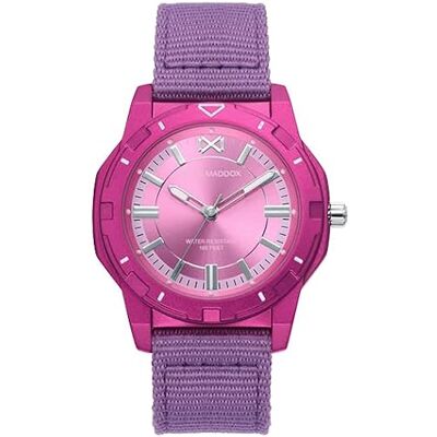 Mark Maddox Montre Aluminium Fuchsia Et Bracelet Mme Mm MC0103-77, bracelet Mark Maddox Montre Aluminium Fuchsia Et Bracelet Mme Mm MC0103-77, bracelet