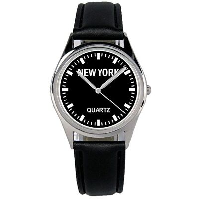 KIESENBERG Montre-bracelet Horloge New York Cadeau Pour femme et homme Unisexe Analogique Quartz 36 mm de diamètre B-2024, sangle KIESENBERG Montre-bracelet Horloge New York Cadeau Pour femme et homme Unisexe Analogique Quartz 36 mm de diamètre B-2024, sangle