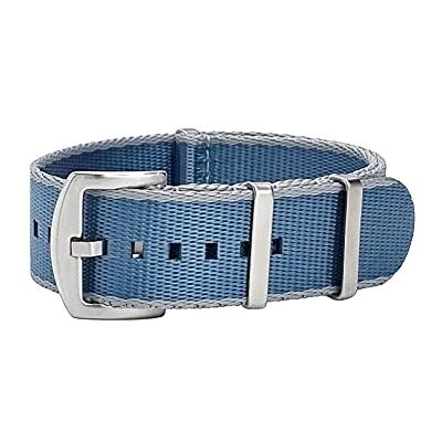 masar 22mm Premium Bracelet NATO Nylon Bleu Clair Gris Boucle Acier brossé Bracelet de Montre Homme Watch Strap Band – 22 mm Light Grey/Blue masar 22mm Premium Bracelet NATO Nylon Bleu Clair Gris Boucle Acier brossé Bracelet de Montre Homme Watch Strap Band – 22 mm Light Grey/Blue