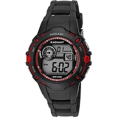 Radiant Montre NEW SHOCK garçon et fille RA263606, Noir, sangle Radiant Montre NEW SHOCK garçon et fille RA263606, Noir, sangle