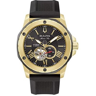 Bulova Automatic Watch 98A272, Noir, sangle Bulova Automatic Watch 98A272, Noir, sangle
