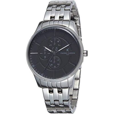 Pierre Cardin Montre analogique à quartz pour homme 32017752, Noir , One Size, Bracelet Pierre Cardin Montre analogique à quartz pour homme 32017752, Noir , One Size, Bracelet
