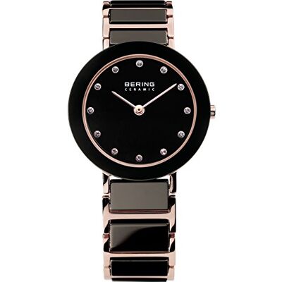 BERING Femmes Analogique Quartz Ceramic Collection Montre avec Bracelet en Acier Inoxydable/Céramique & Verre Saphir 11429-746 BERING Femmes Analogique Quartz Ceramic Collection Montre avec Bracelet en Acier Inoxydable/Céramique & Verre Saphir 11429-746